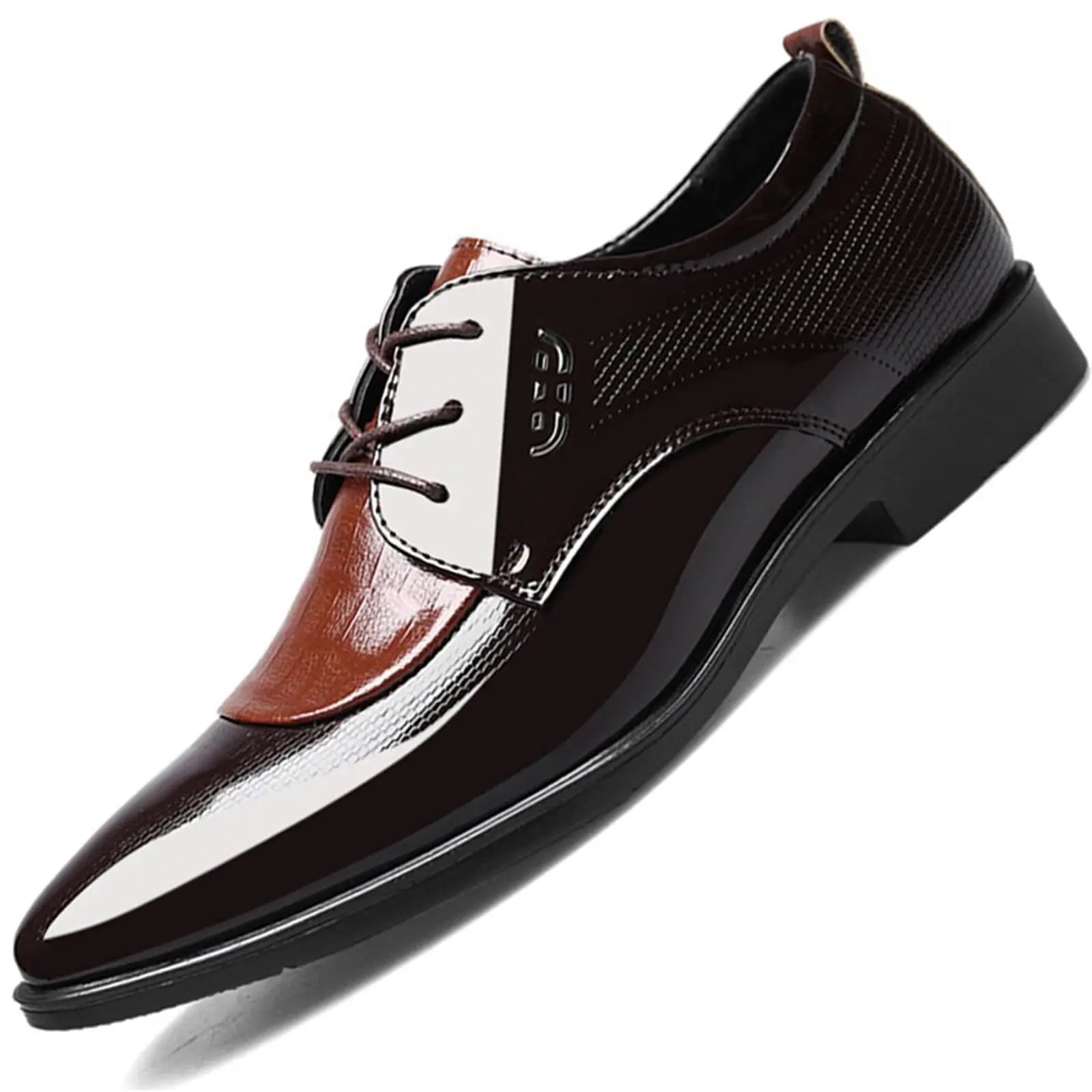 Men's Patent Leather Formal Oxford Shoes