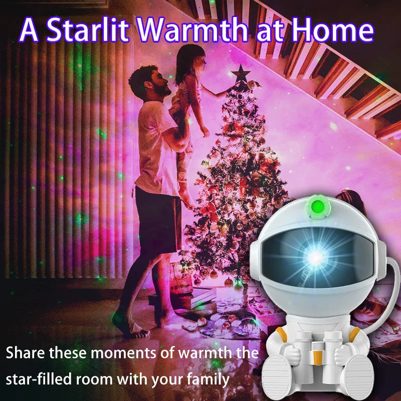 Astronaut Galaxy Projector Night Light
