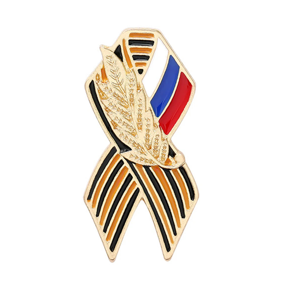 Russian Flag Saint Victory Day Lapel Pin