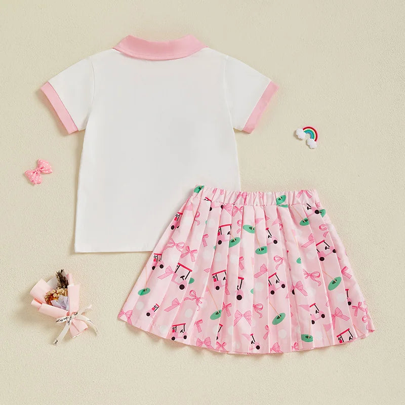 Infant Girl Golf Tee Skirt Set