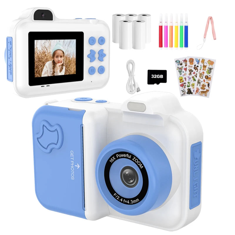 Kids Instant Print Camera – Photo & Video