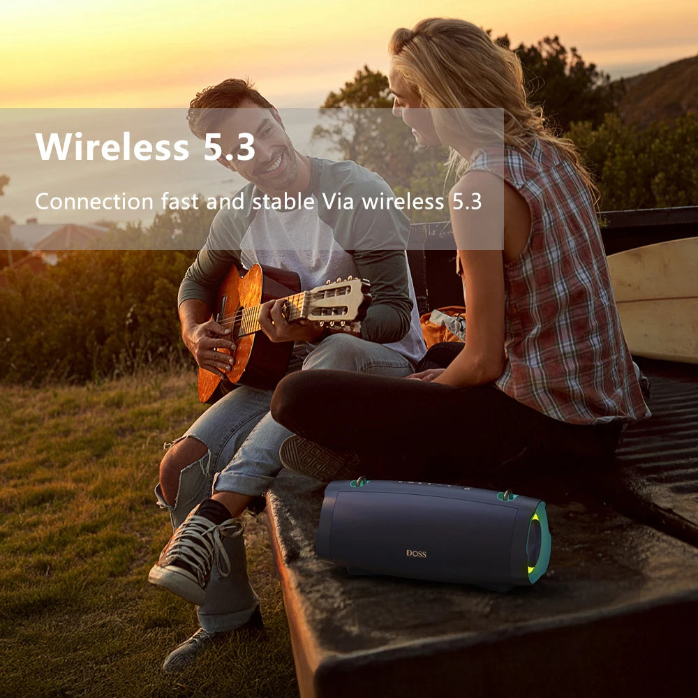 DOSS 70W Portable Bluetooth Speaker Waterproof