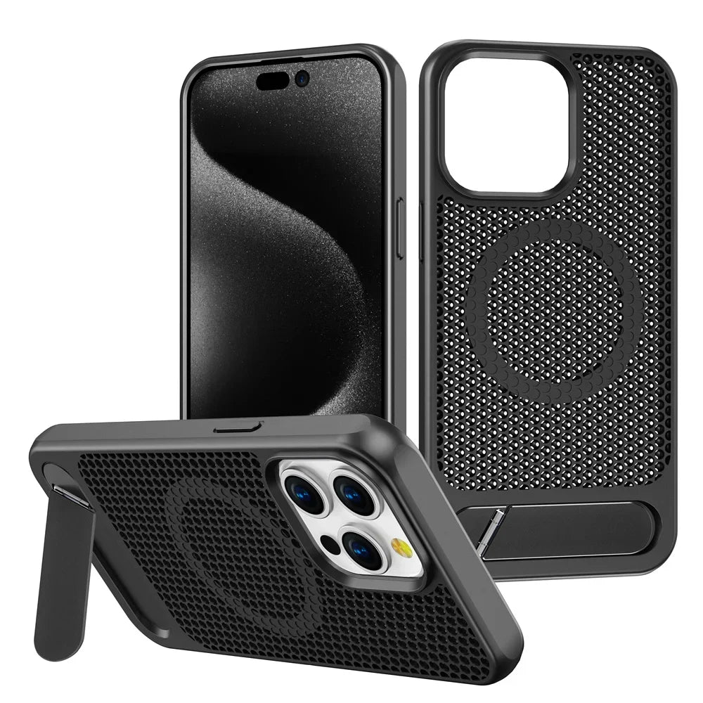Luxury Cooling Magnetic iPhone Case
