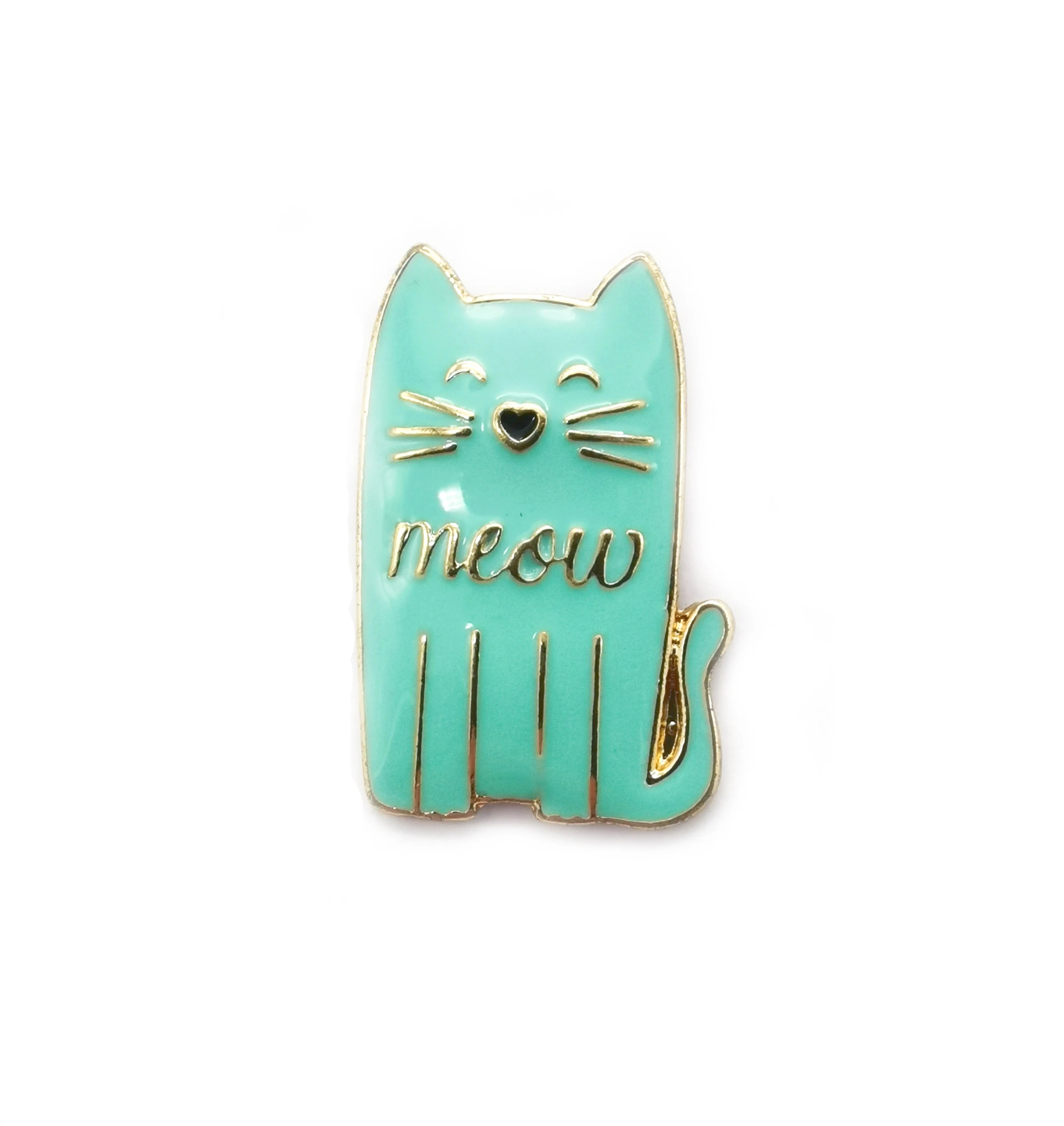Club Autism Cat Enamel Lapel Pins
