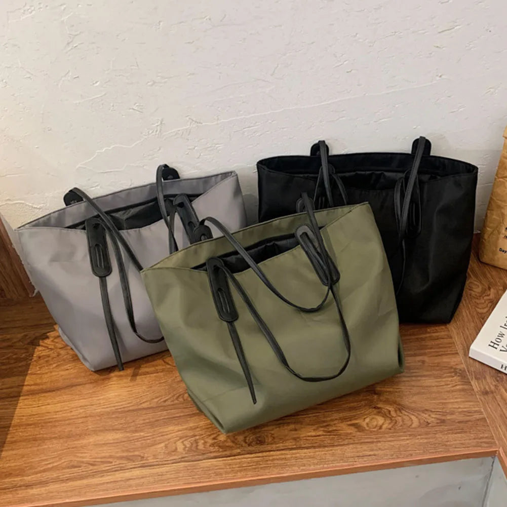 Nylon Large Shoulder Handbag for Women