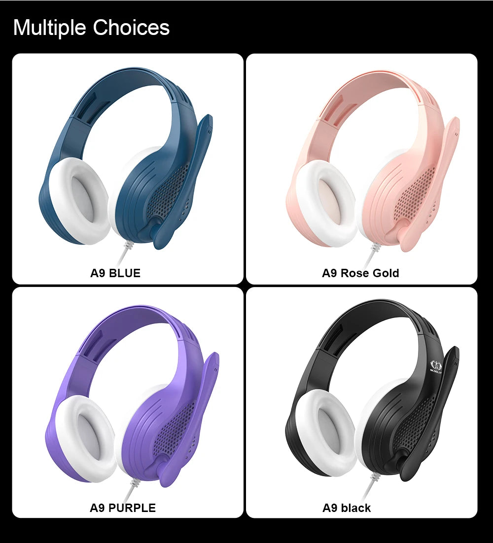 3.5mm Wired Over-Ear Noise Cancelling Headphones