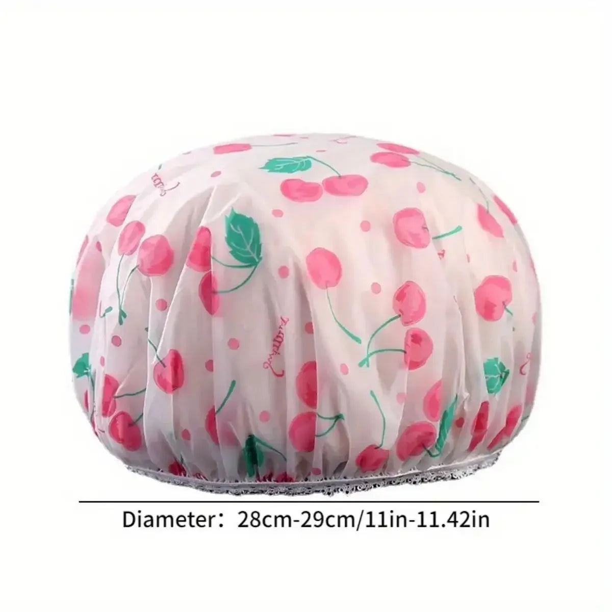 Chic Floral Waterproof Shower Cap