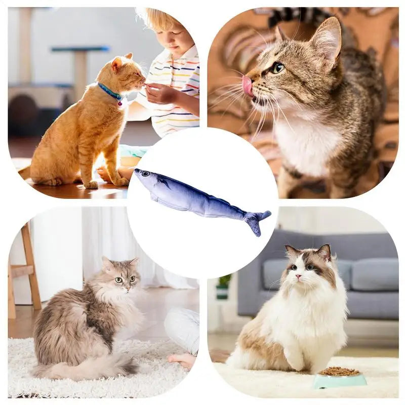 Electric Floppy Fish Toy for Cats