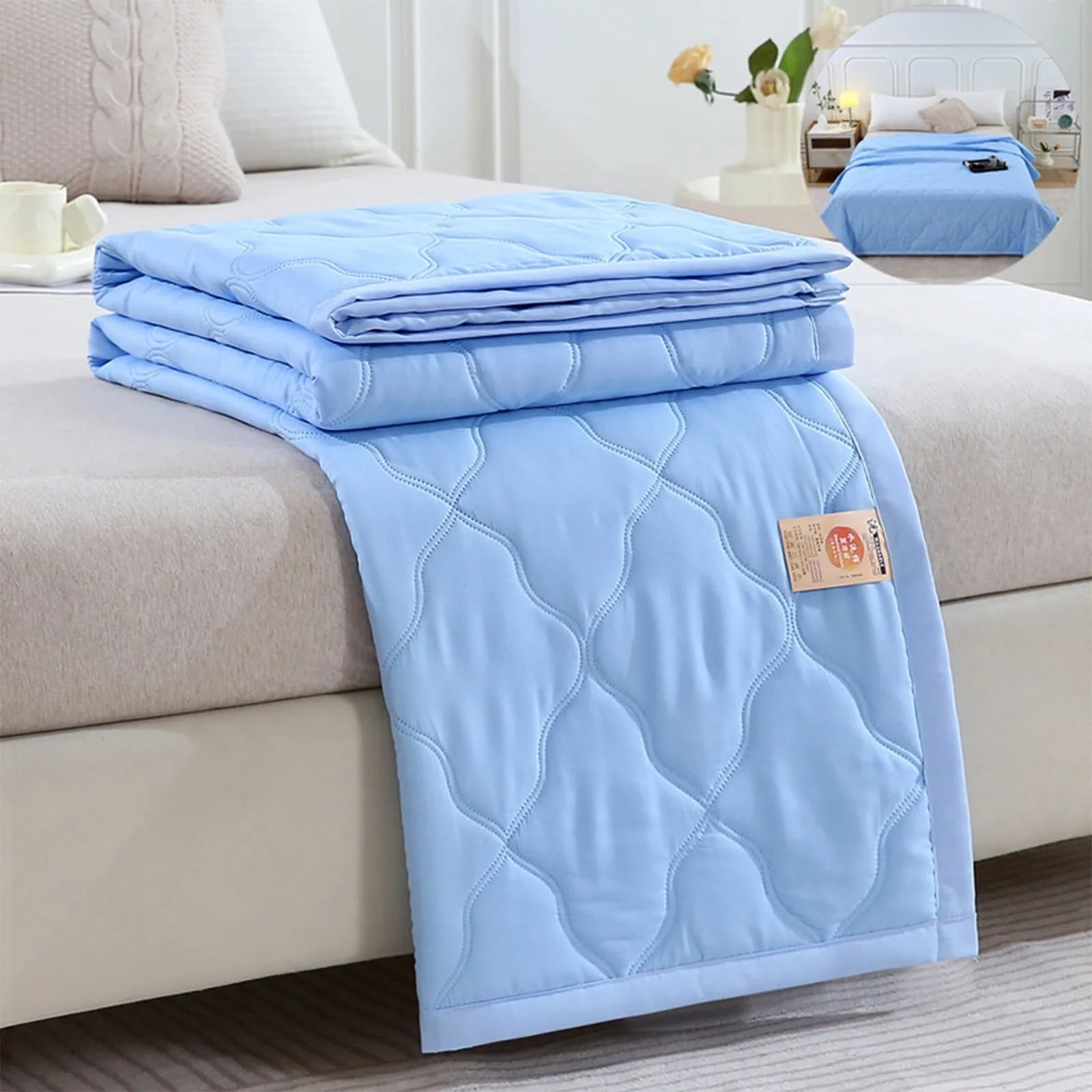 Cooling Cotton Summer Bed Quilt