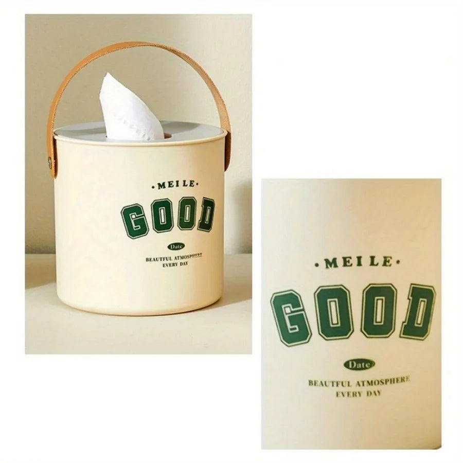 Round Dustproof Toilet Paper Holder