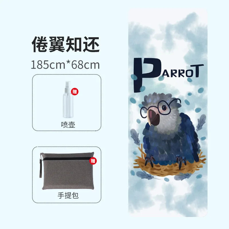 Suede Non-Slip Yoga Mat Topper