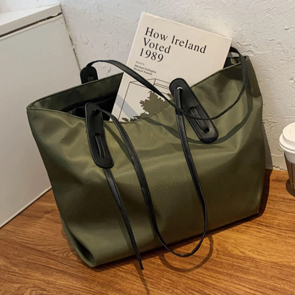 Nylon Large Shoulder Handbag for Women