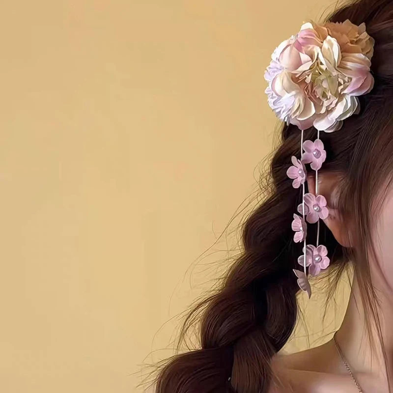 Boho Flower Hair Clips for Women Girls