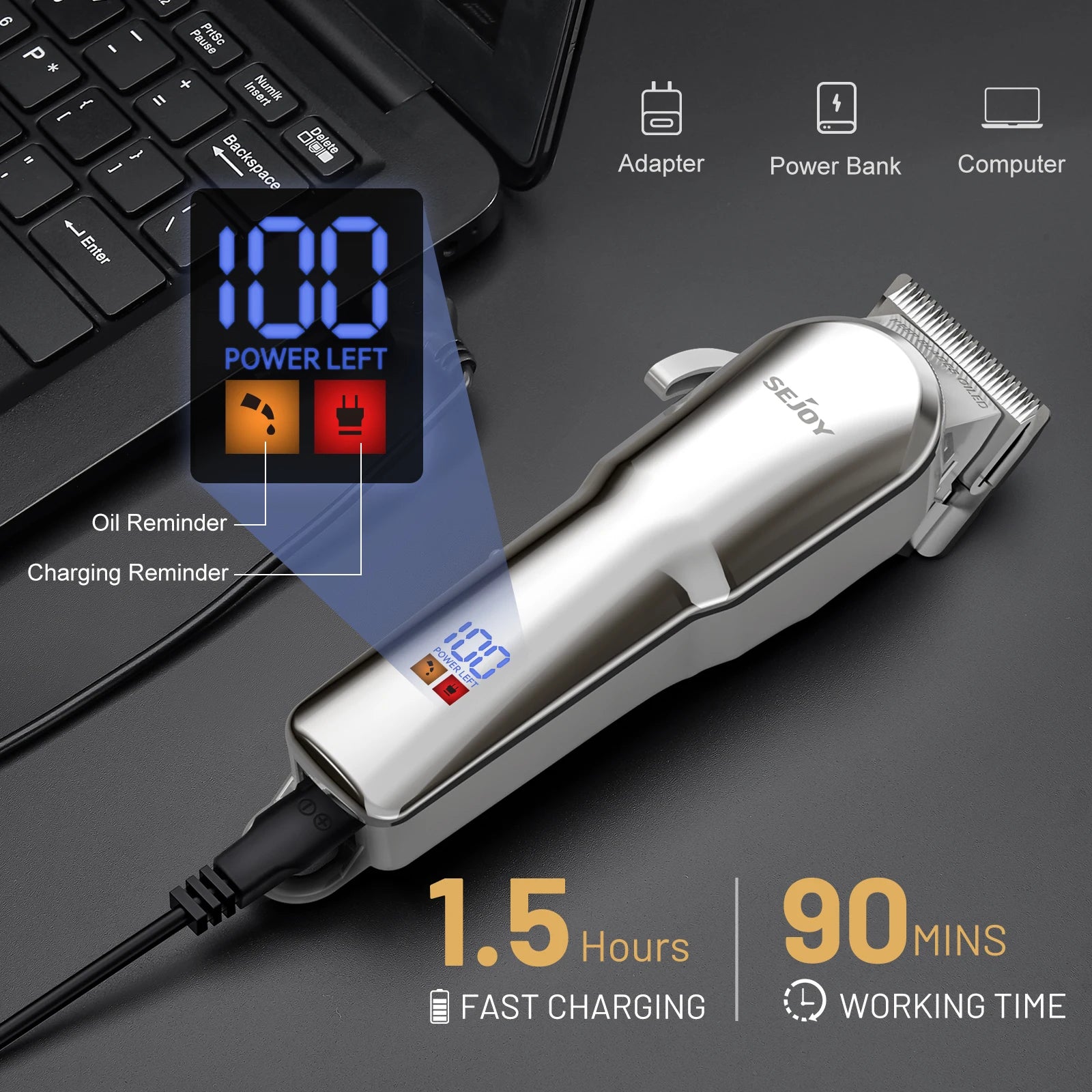 Sejoy Pro Akku-Haarschneideset