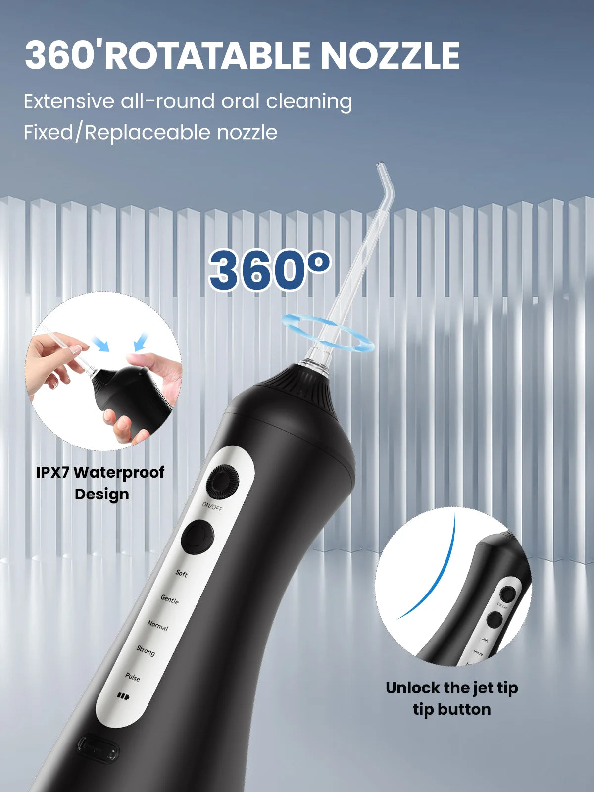 Sejoy Cordless Water Flosser for Teeth
