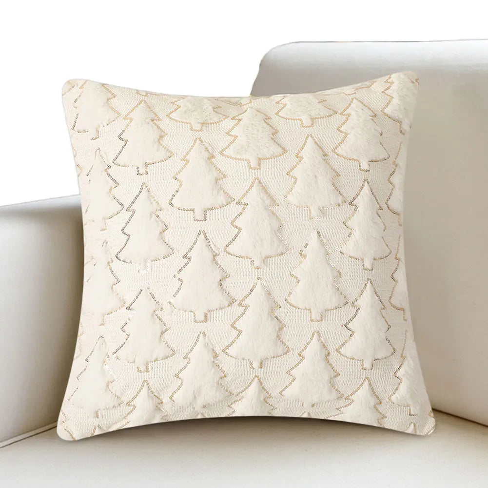 Christmas Tree Plush Pillow Covers 45x45