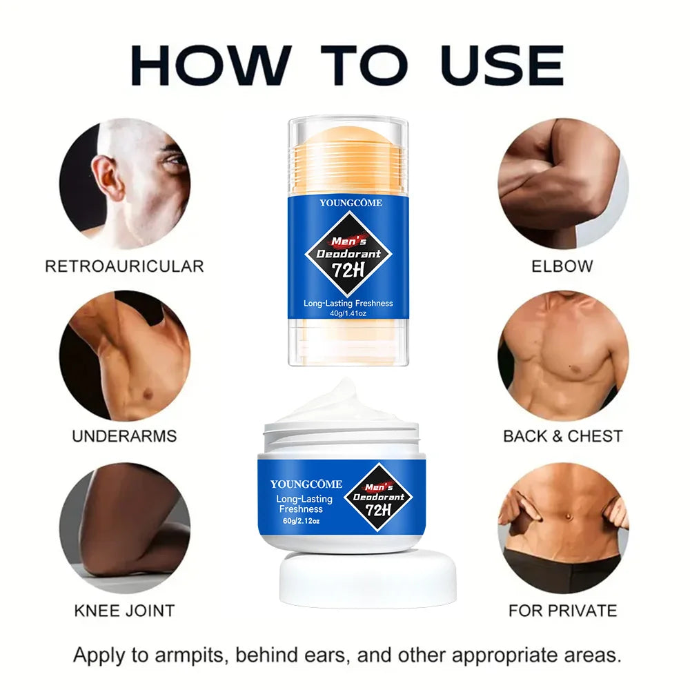 Men’s Natural Anti-Sweat Deodorant Stick