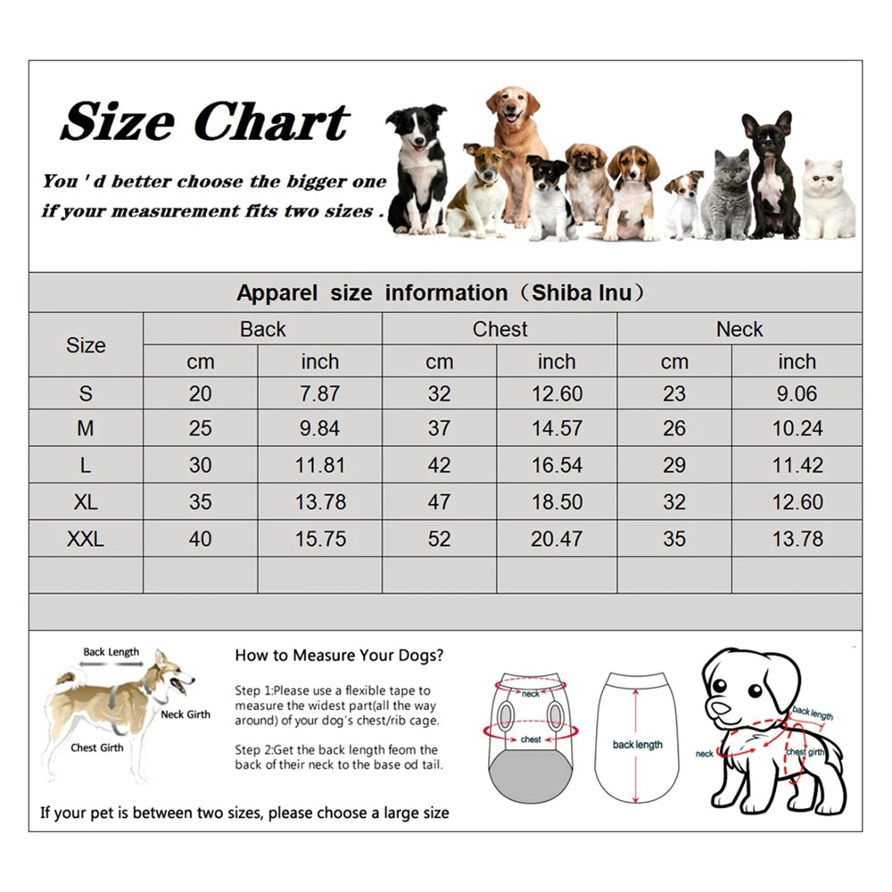 Glossy Winter Coat for Small Dogs