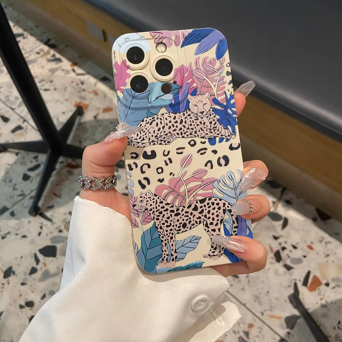 Creative Leopard Pattern iPhone Case
