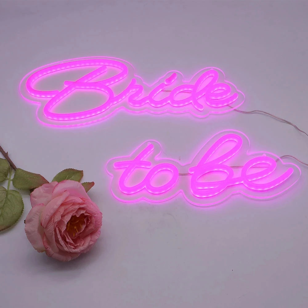 Bride To Be LED Neon Wall Sign
