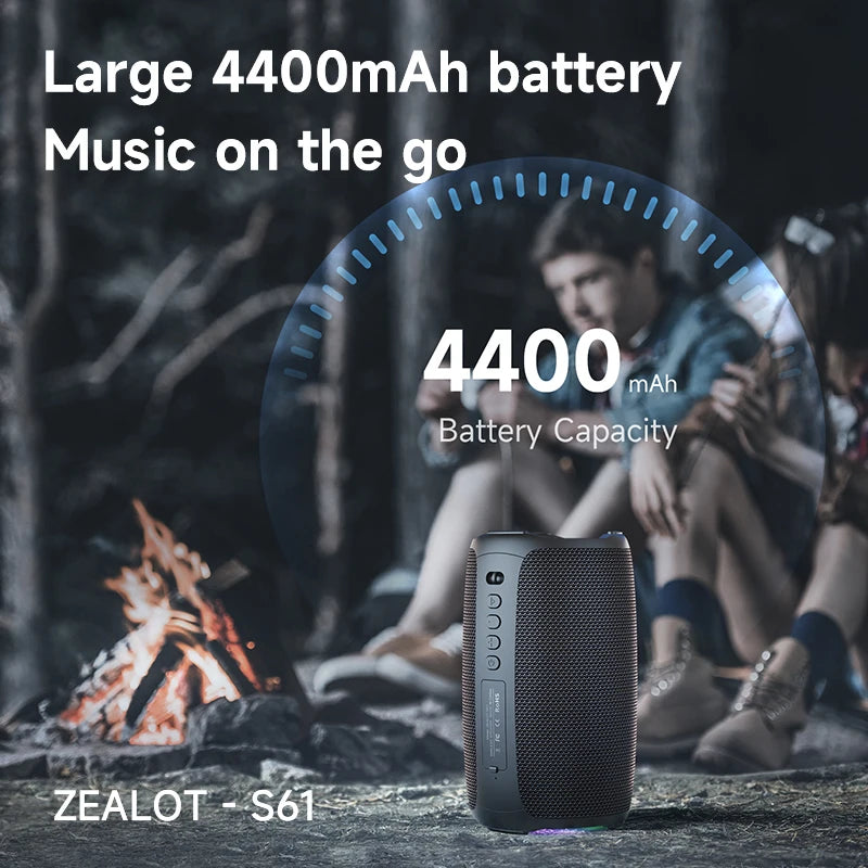 Zealot S61 Waterproof Bluetooth Speaker 10W