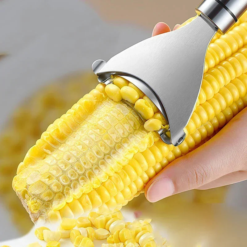 Stainless Steel Serrated Corn Peeler