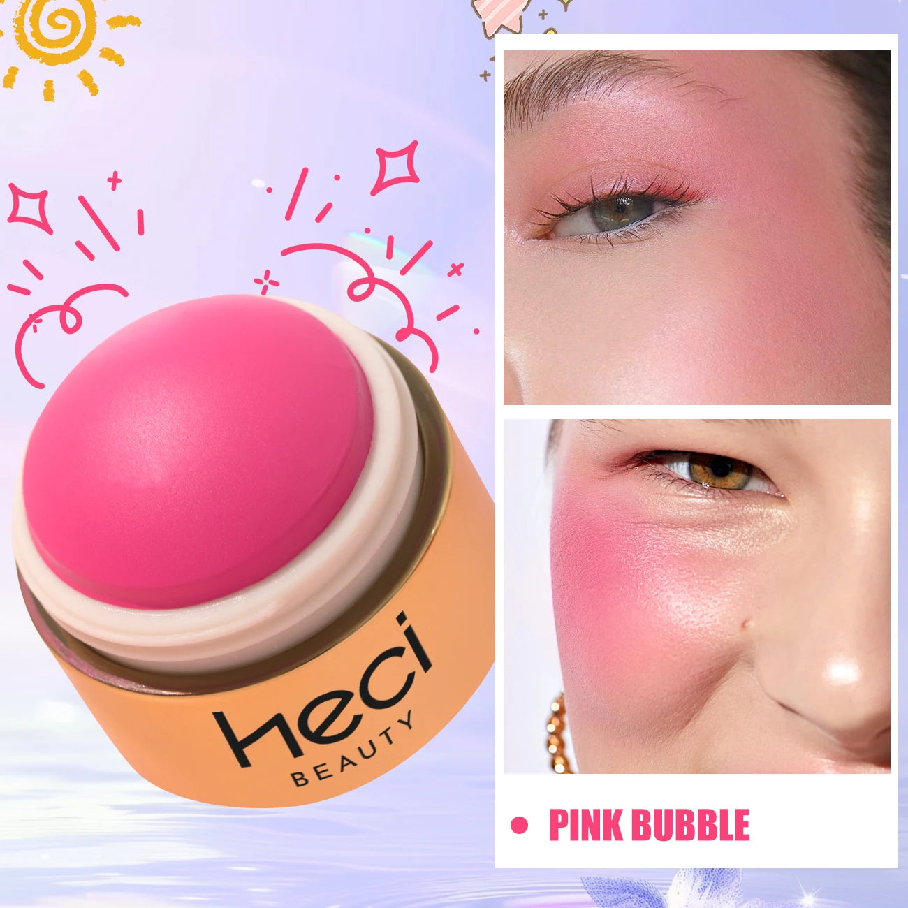 Cream Blush Ball 3-in-1 Makeup Stick