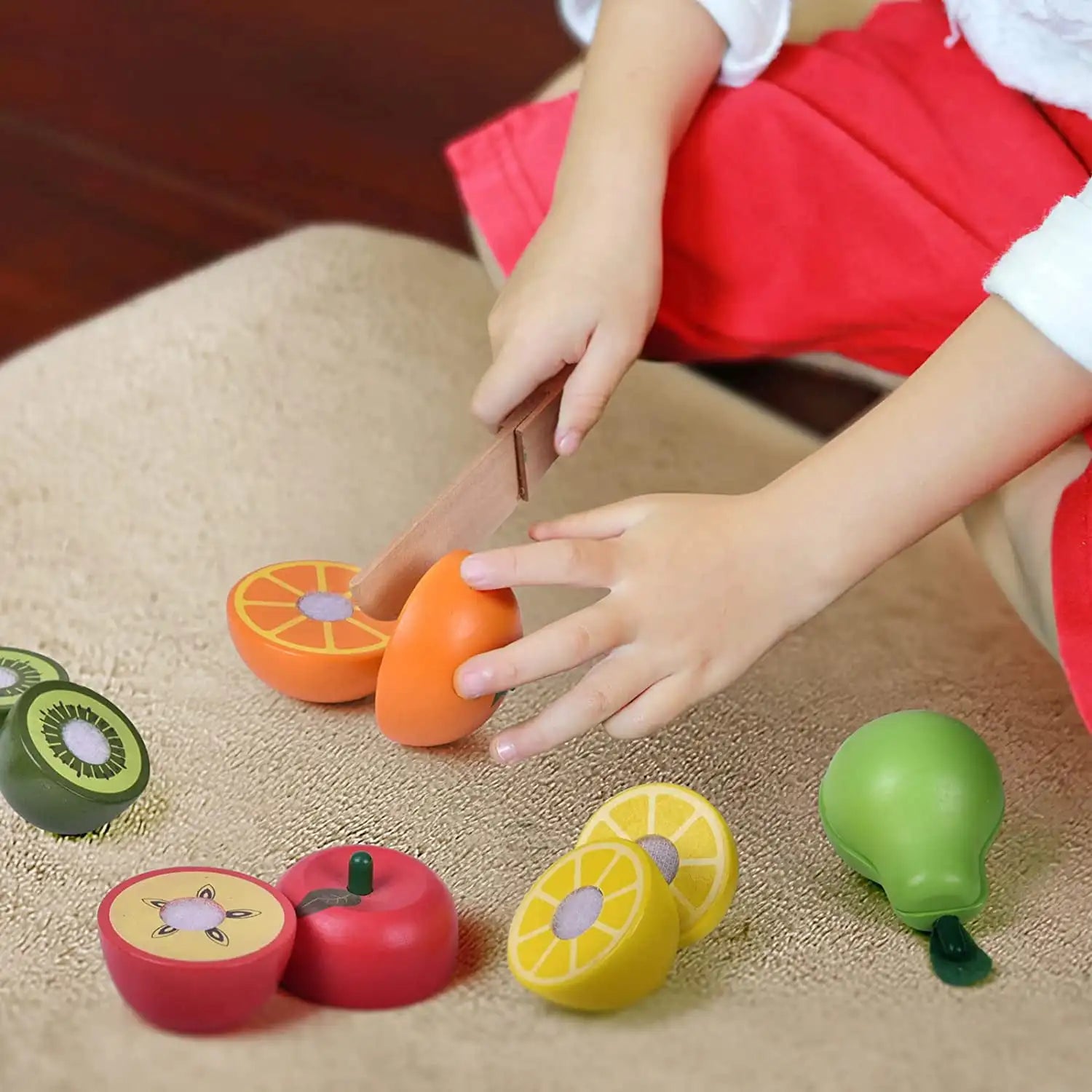 Wooden Play Food Kitchen Toy Set