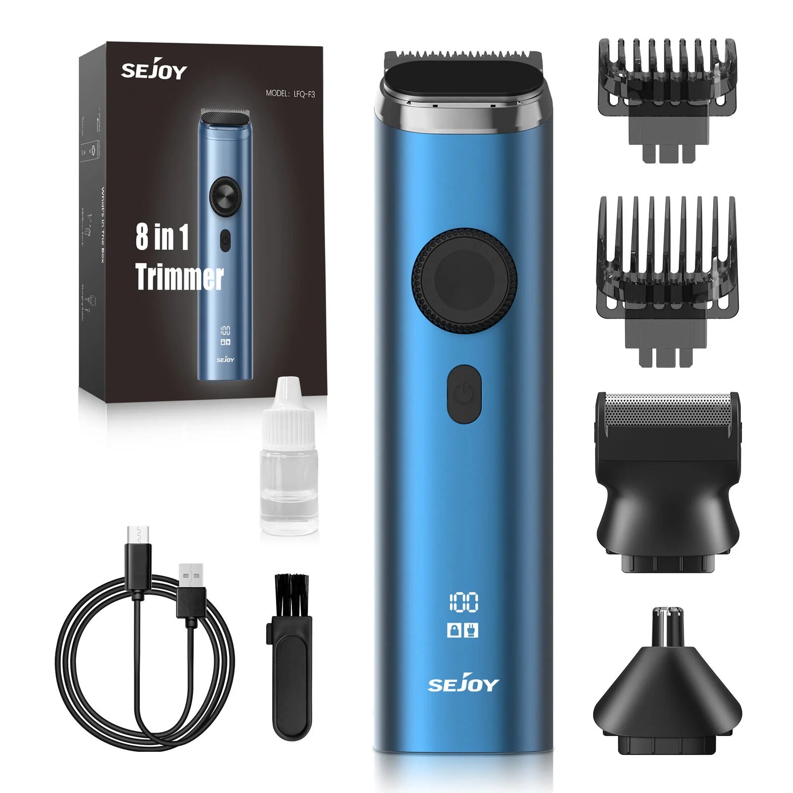 SEJOY 3-in-1 Electric Hair Clipper Kit