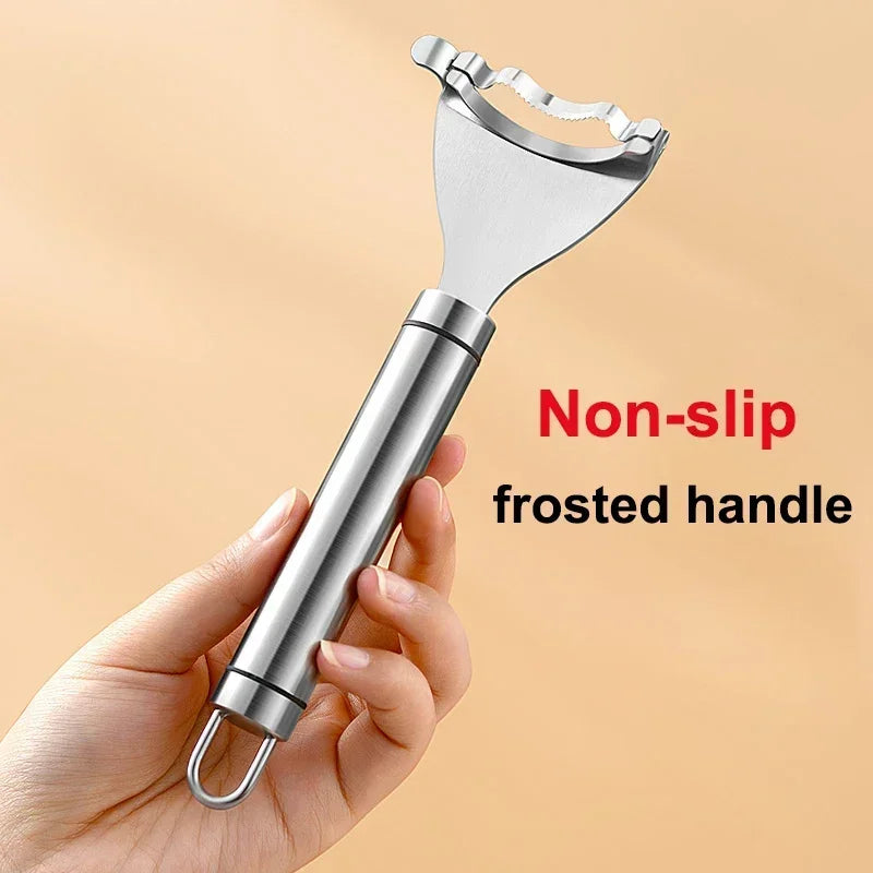 Stainless Steel Serrated Corn Peeler