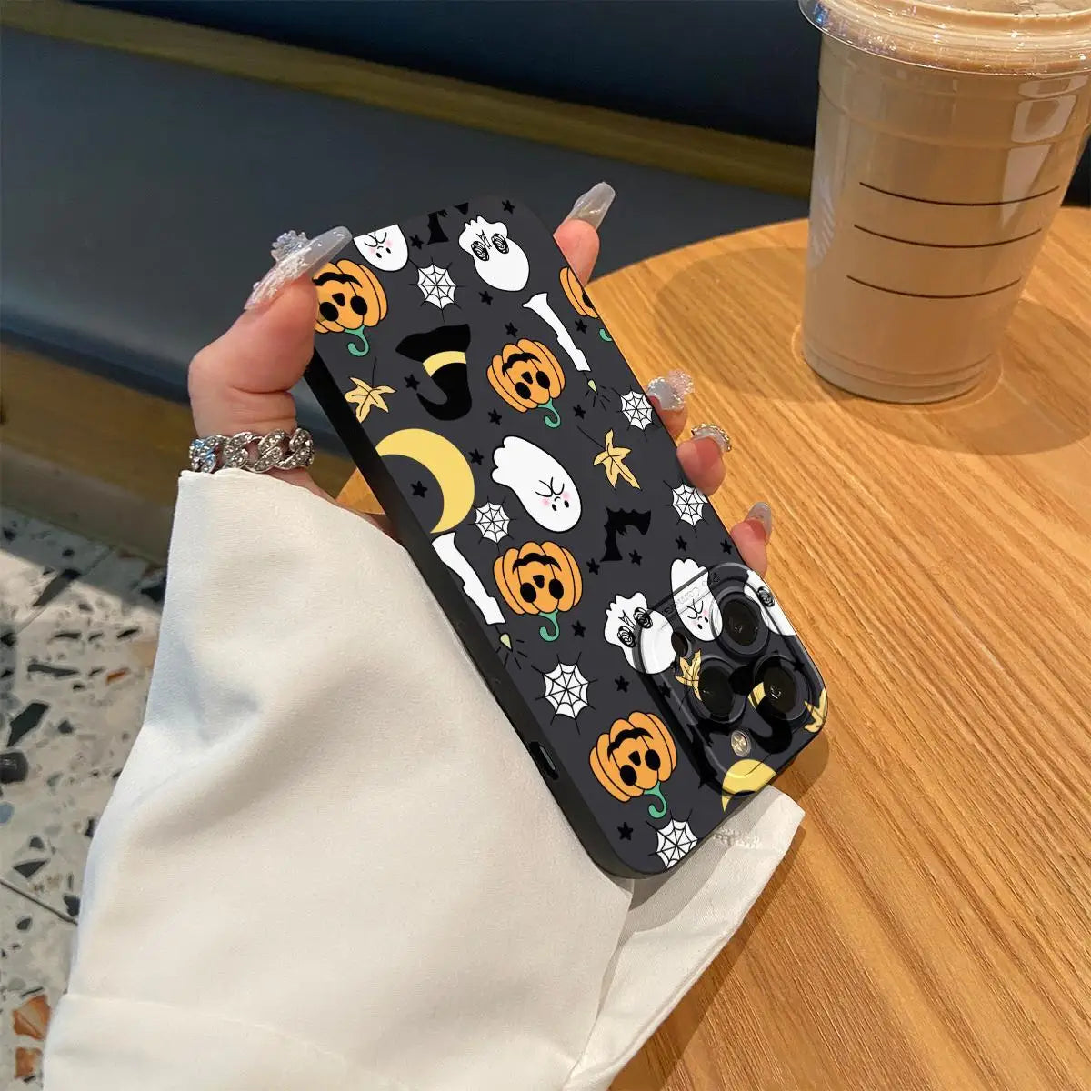 Funny Pumpkin Pattern iPhone Case