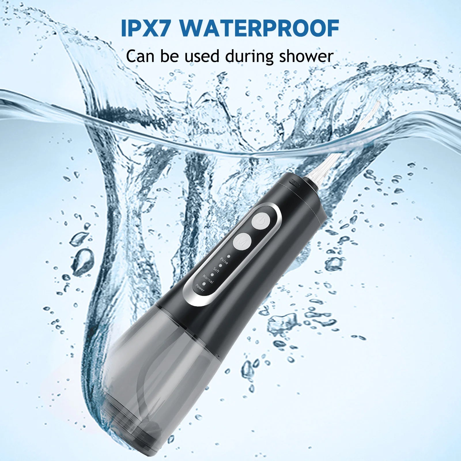 Portable Water Flosser Teeth Cleaner