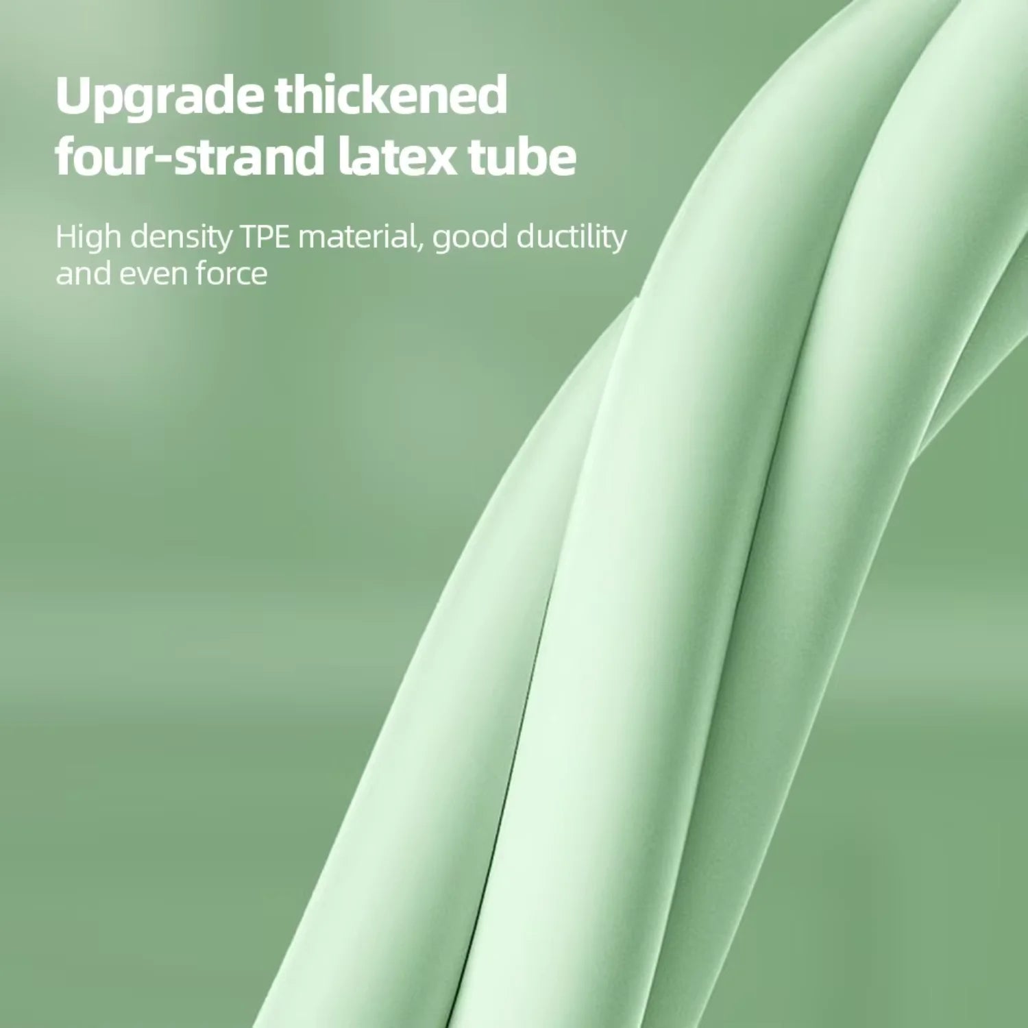 4-Tube Latex Pedal Resistance Bands