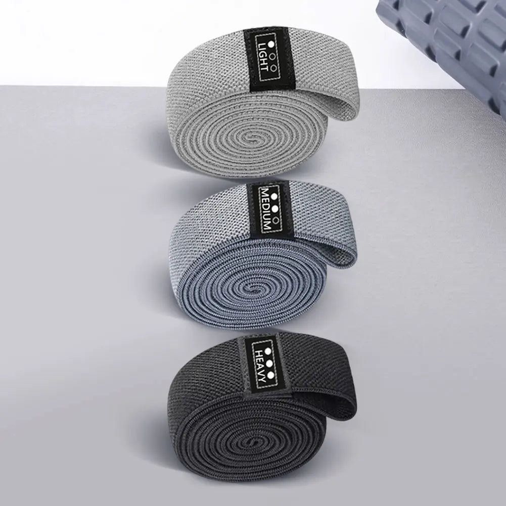 3-teiliges langes Workout- und Booty-Band-Set