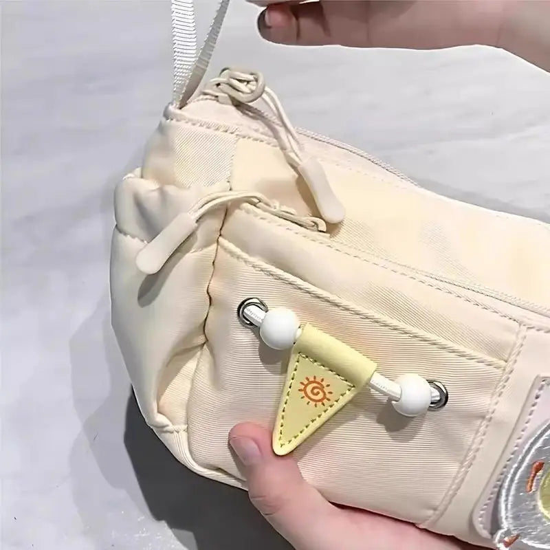 Cheese Pattern Large Pencil Pouch Bag