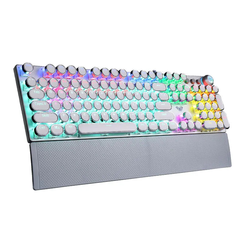 F2088 RGB-Gaming-Tastatur mit runden Tasten 104