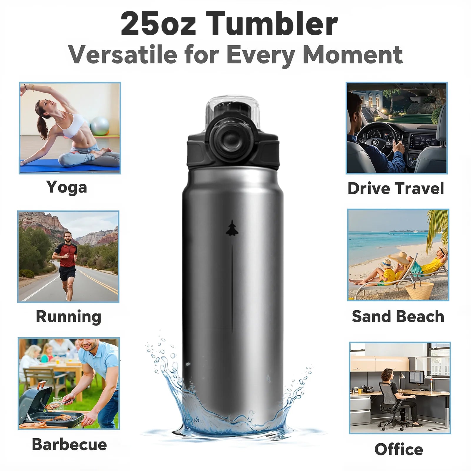 Civago 25oz Insulated Steel Tumbler