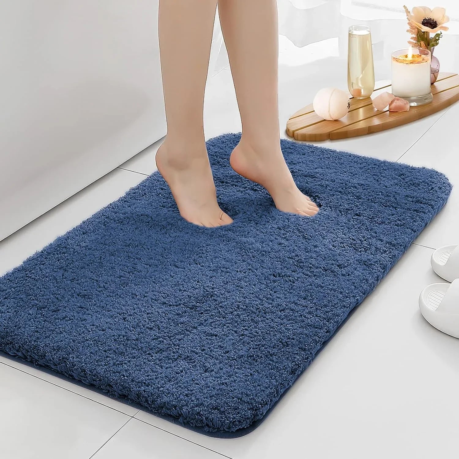 Plush Anti-Slip Bathroom Mat Carpet