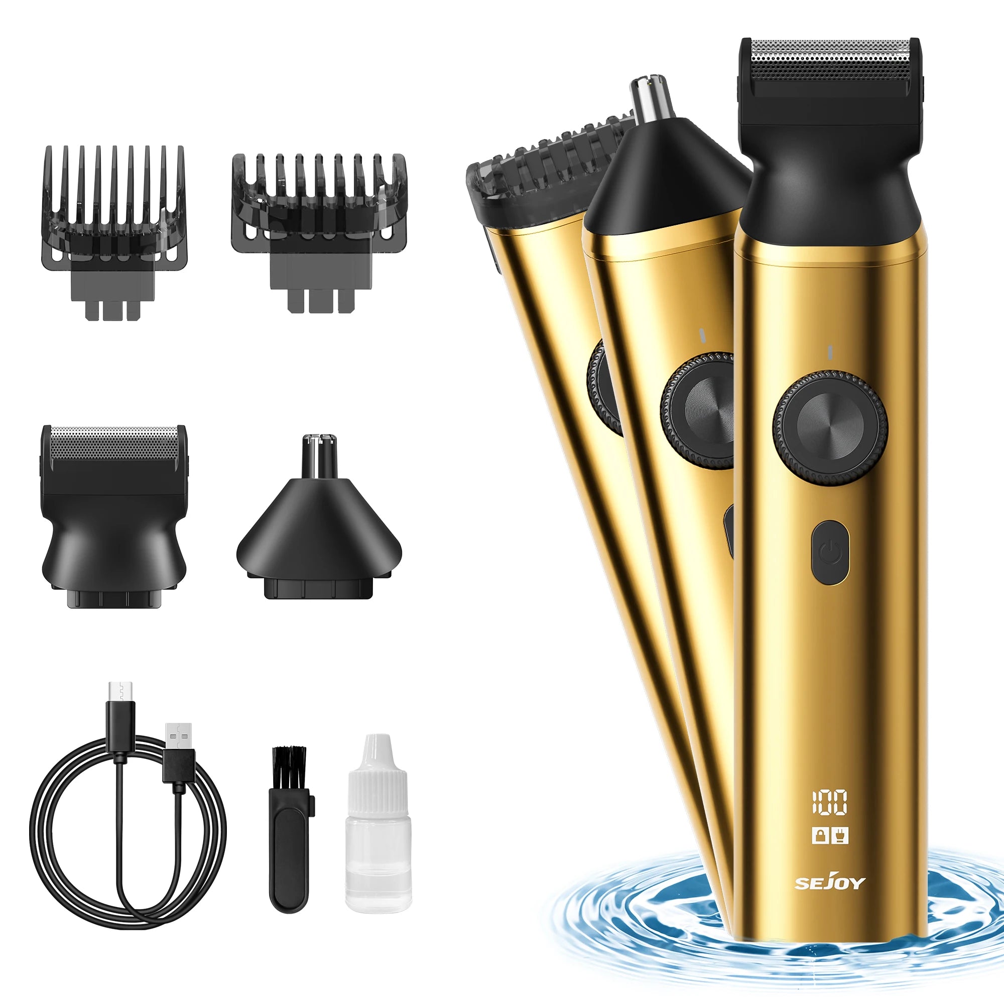 Cordless Men's Electric Hair Clipper Kit