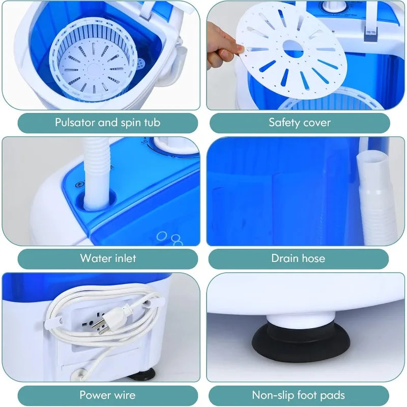 Giantex Mini Washer & Spinner Combo