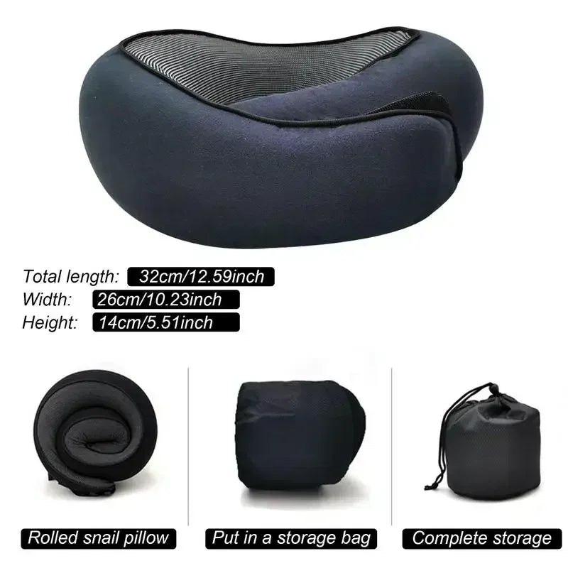 U-Shaped Memory Foam Travel Pillow