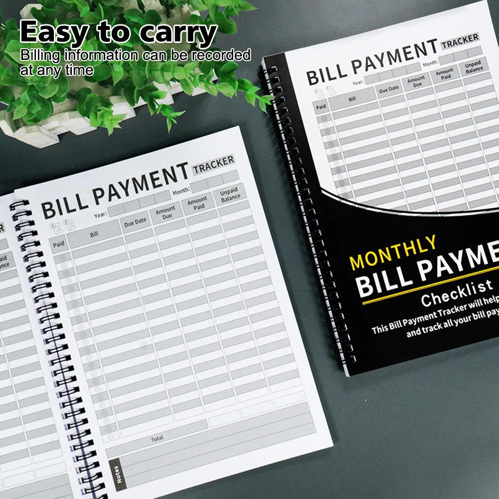 Monthly Bill Payment Organizer Book