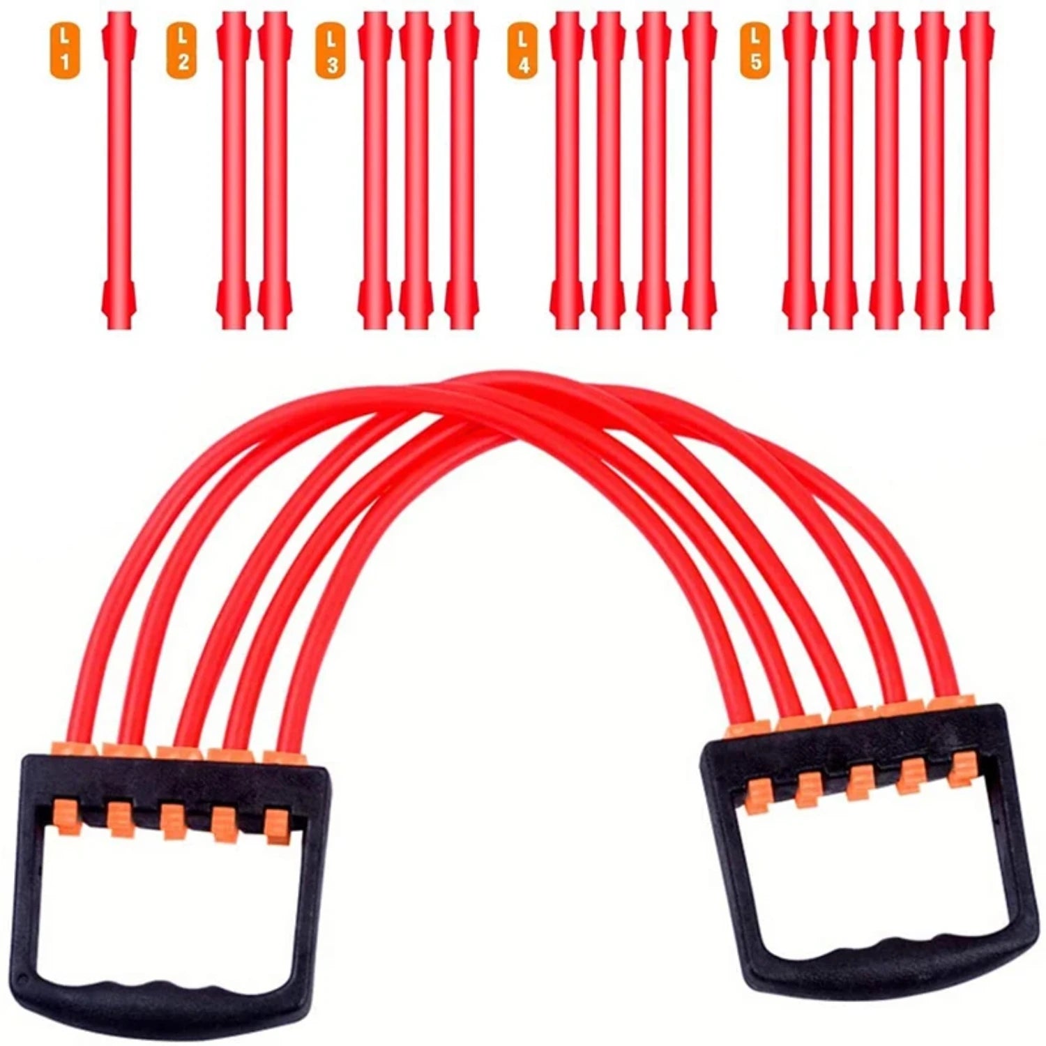 Chest Expander Resistance Band Set