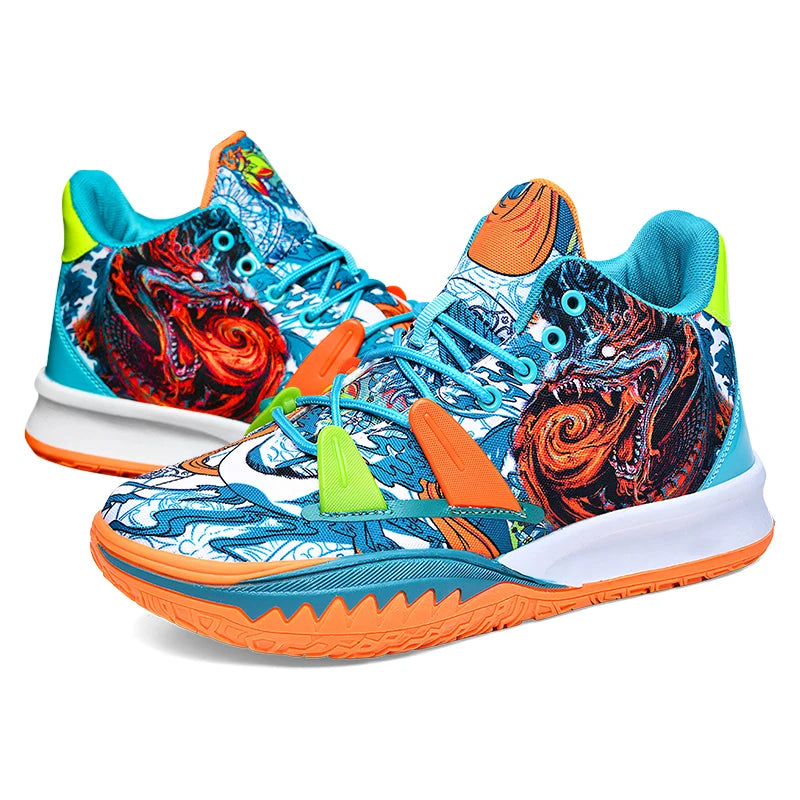 Men's Non-Slip Breathable Basketball Sneakers