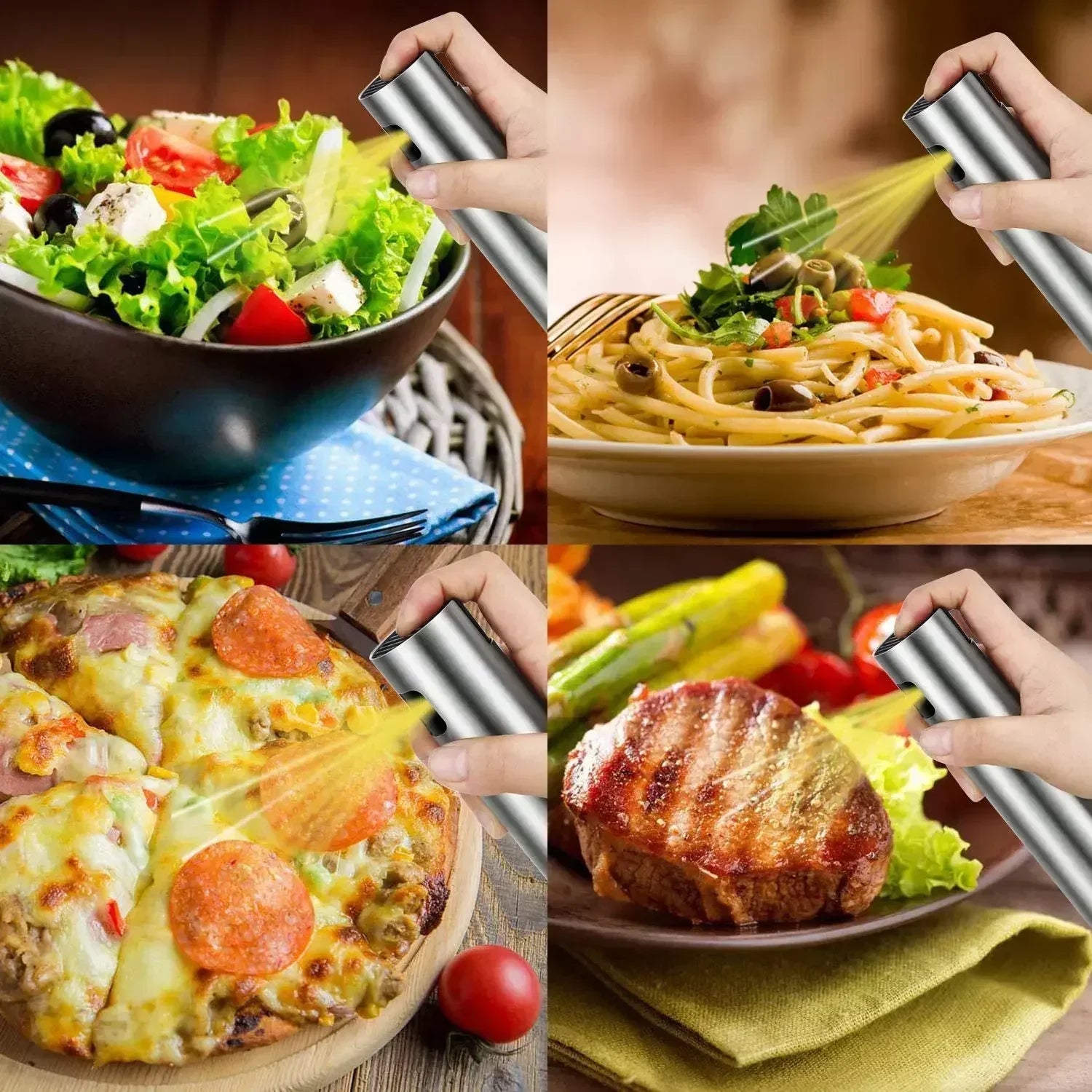 Stainless Steel Oil Spray Bottle 100ML