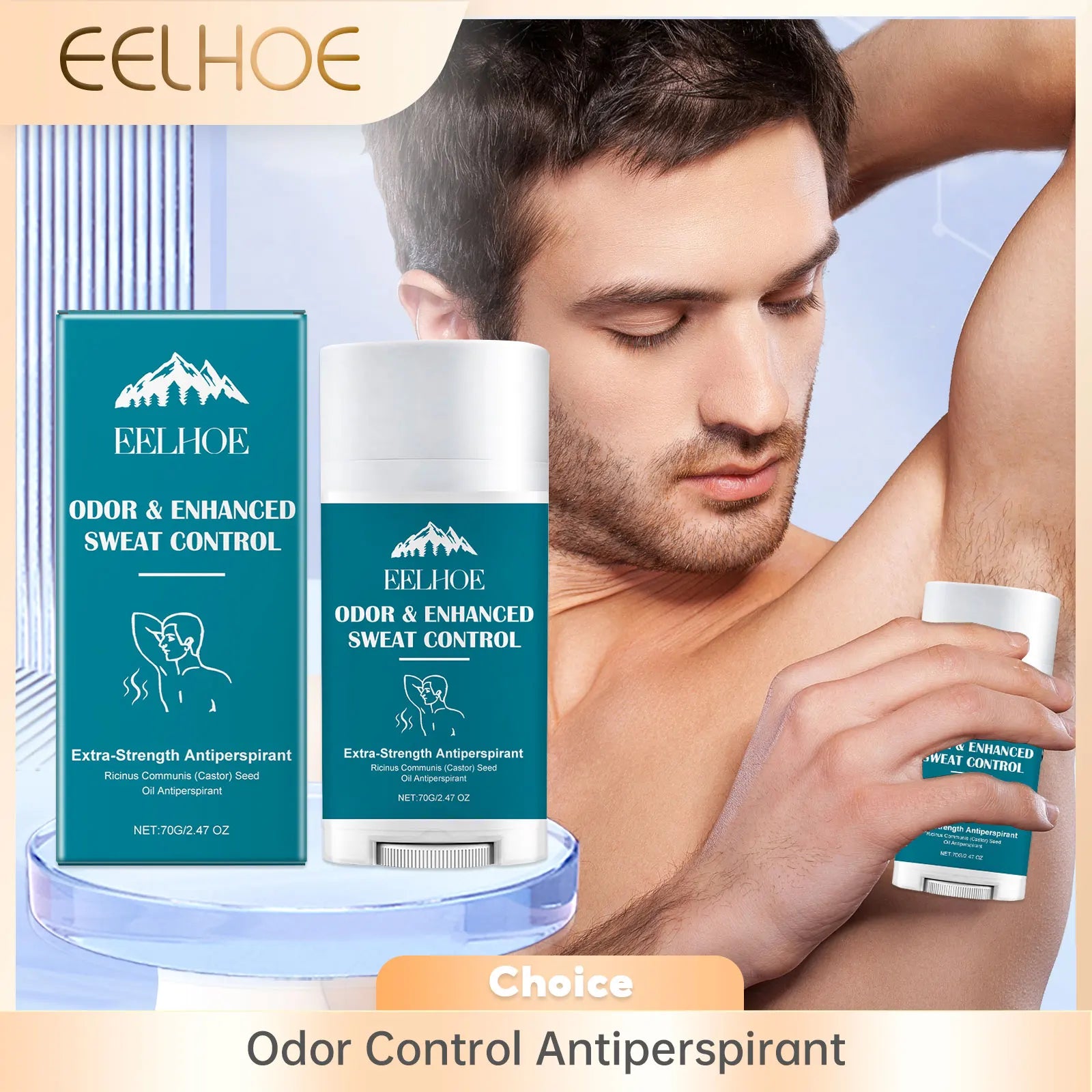 Antitranspirant-Deodorant-Stick für Männer, 70 g