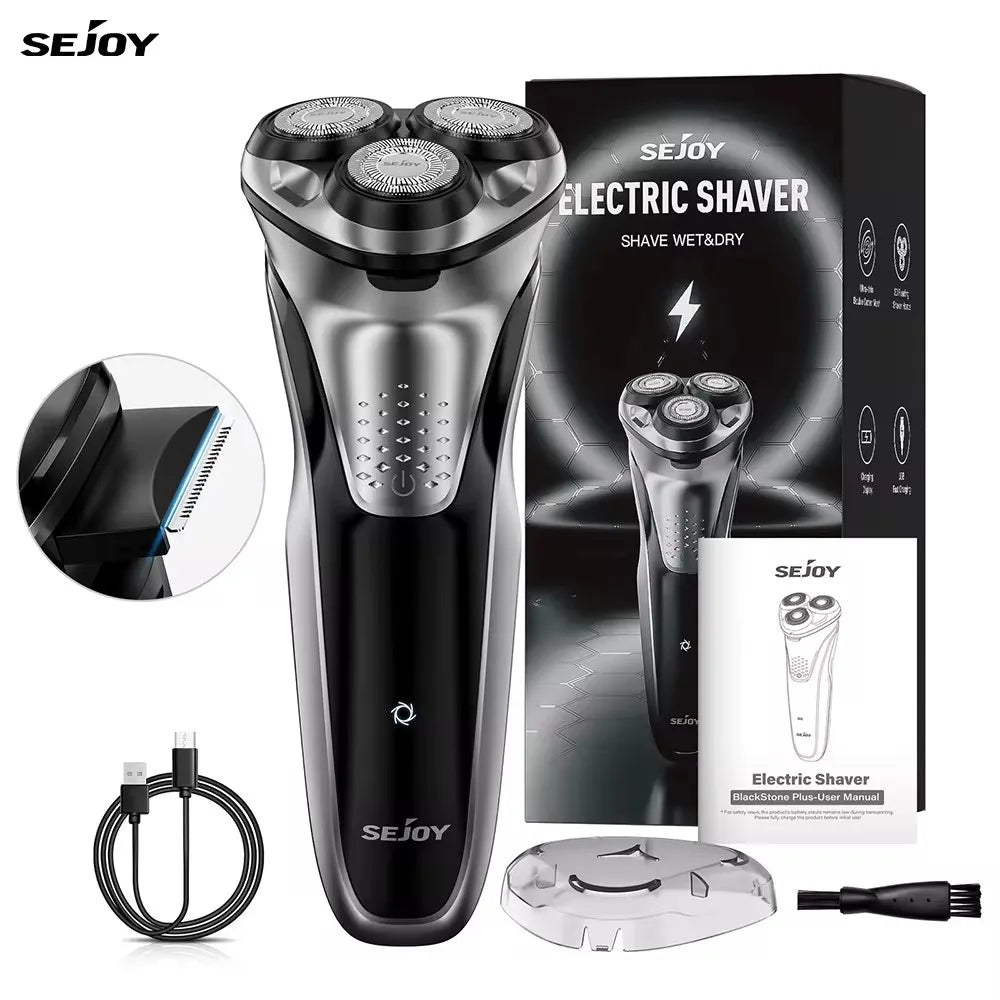 Sejoy 3D Floating Wet Dry Electric Shaver