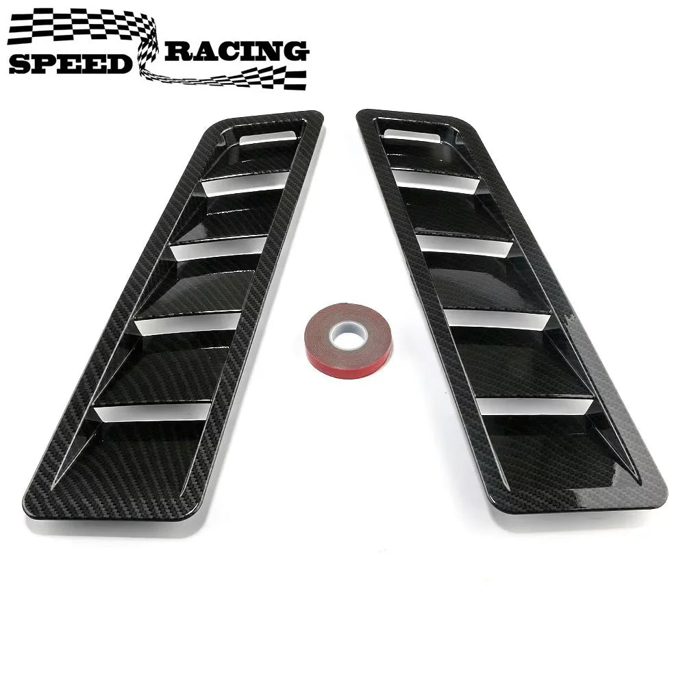 2Pcs Universal Car Hood Scoop Trim