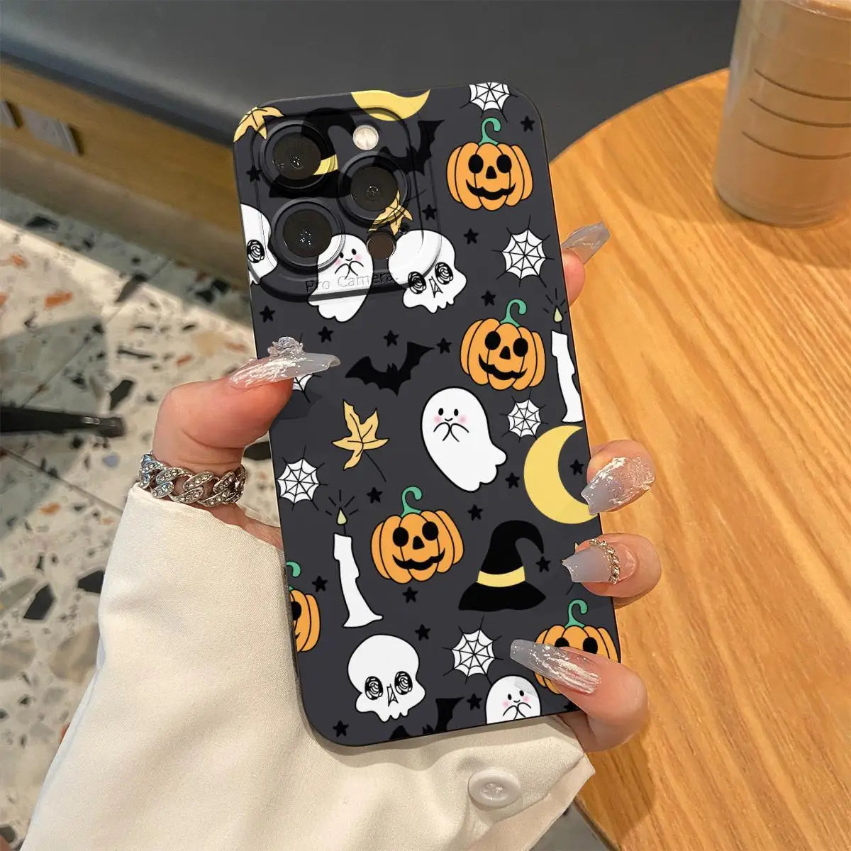 Funny Pumpkin Pattern iPhone Case