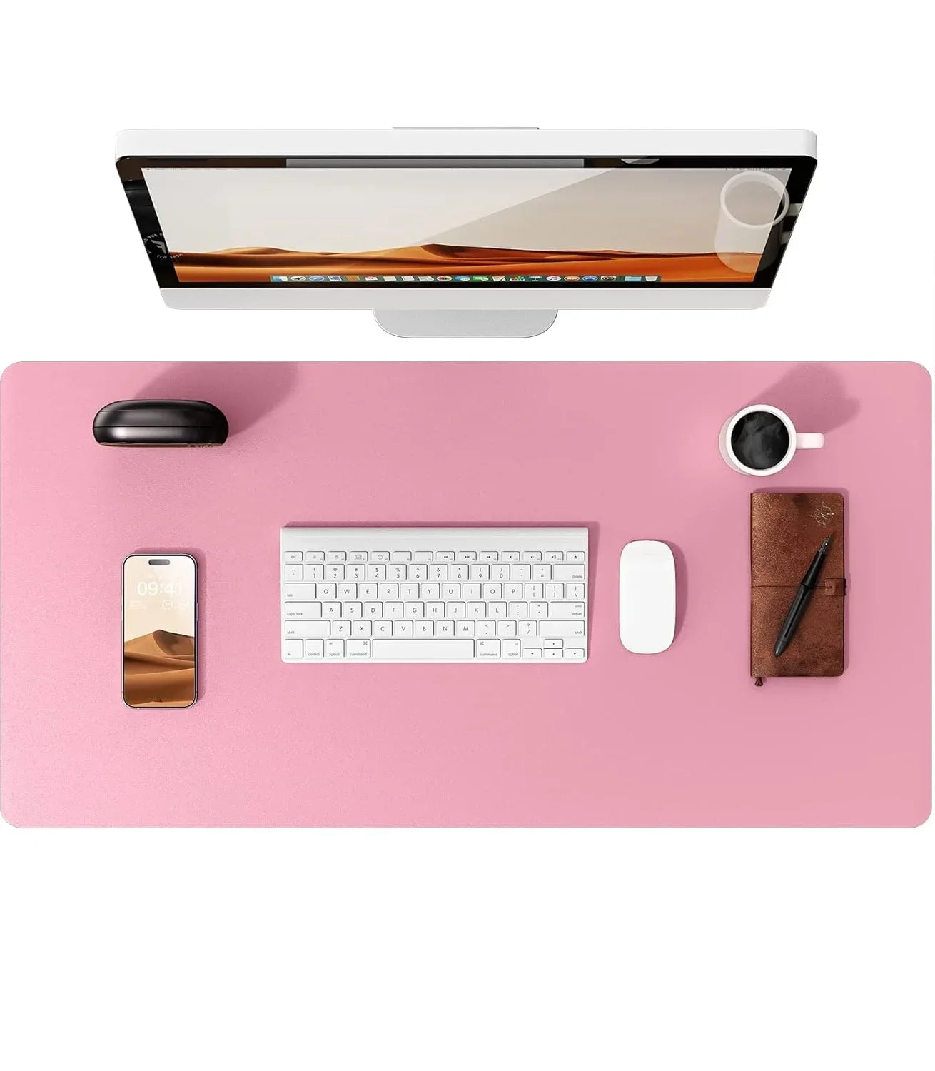 FTVAE Leather Large Desk Mat Protector